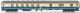 Schnellzugwagen BDms-272 DB IV 2.Kl./Gep